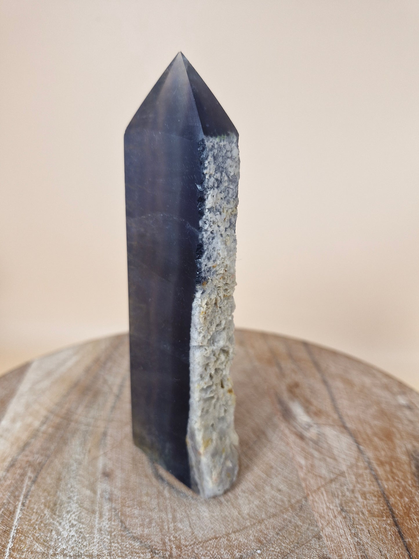 Blue Banded Fluorite Tower (code F4)
