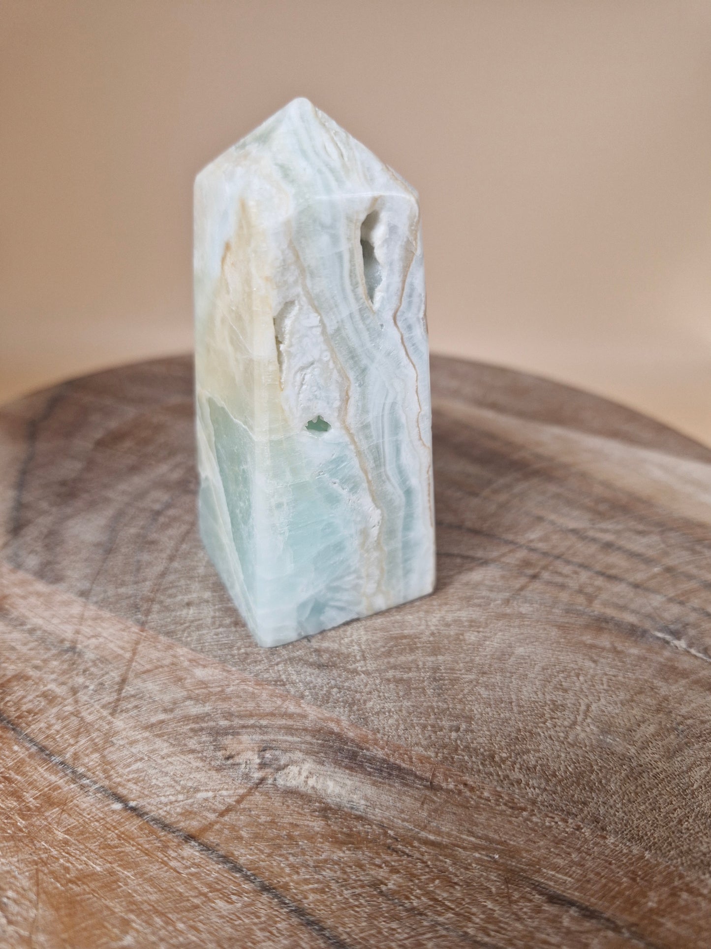 Blue Aragonite Tower (code AS)