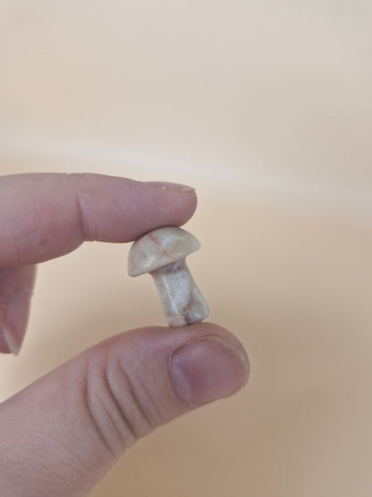 Red Vein Jasper Mini Mushroom