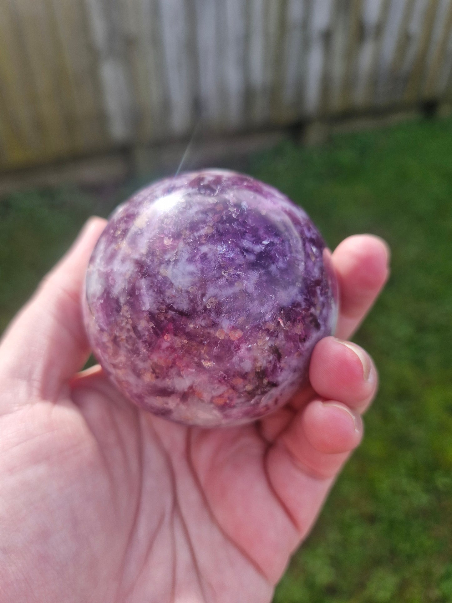 Purple Mica Sphere