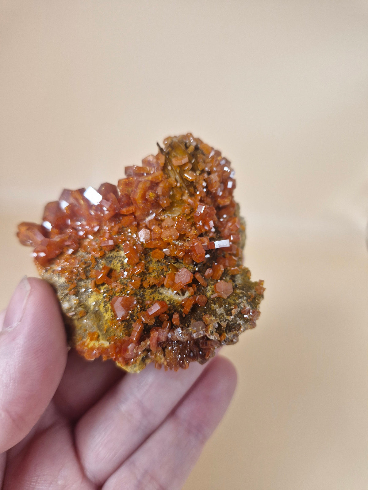 High Grade Vivianite on Barite Specimen