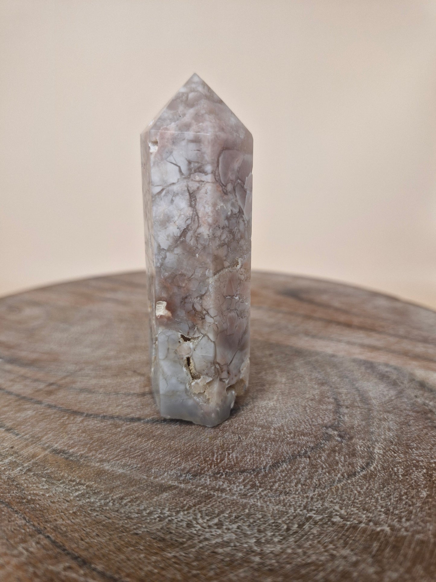 Banded Pink Agate Point