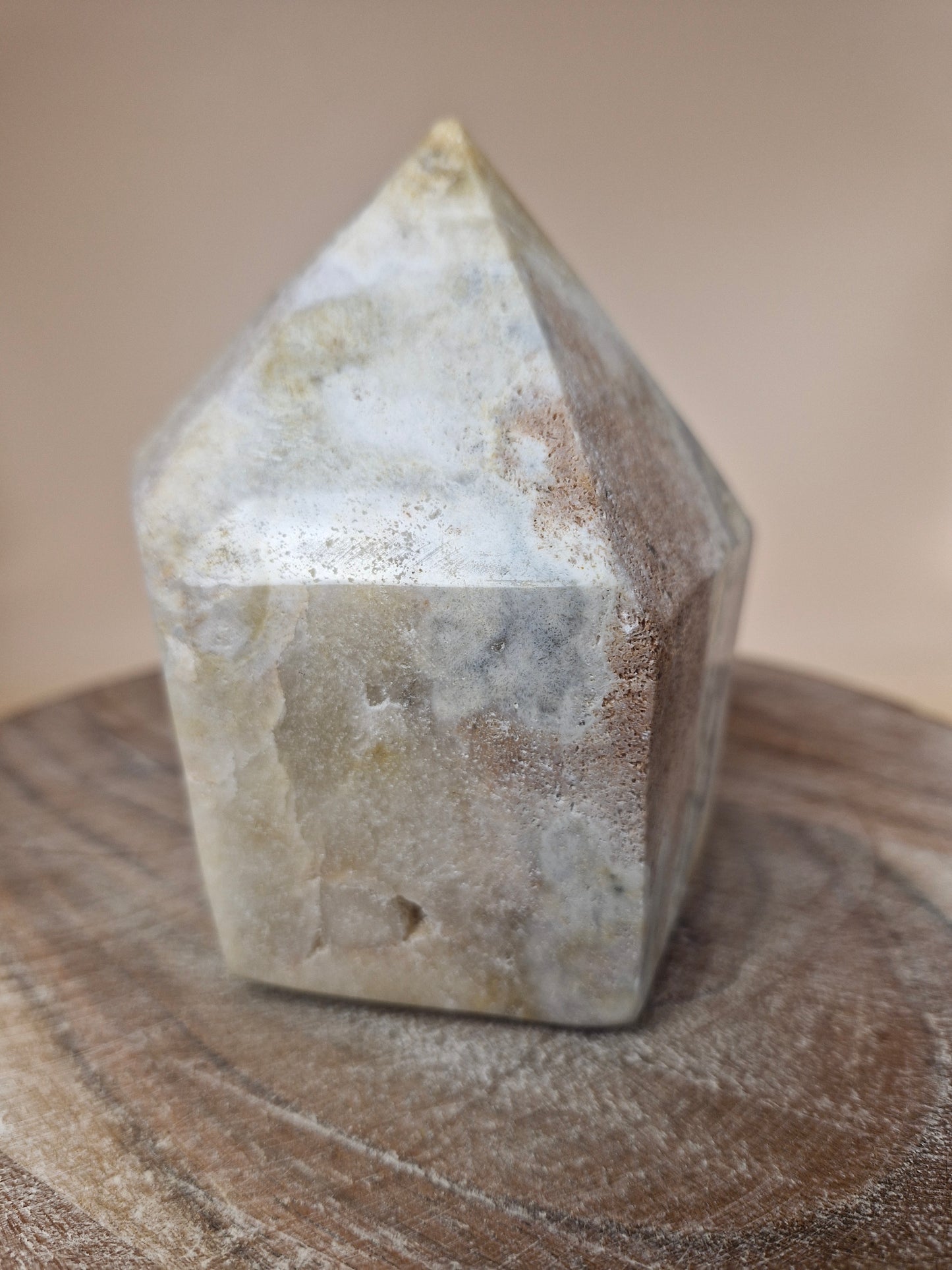 Pink Amethyst Pentagonal Tower