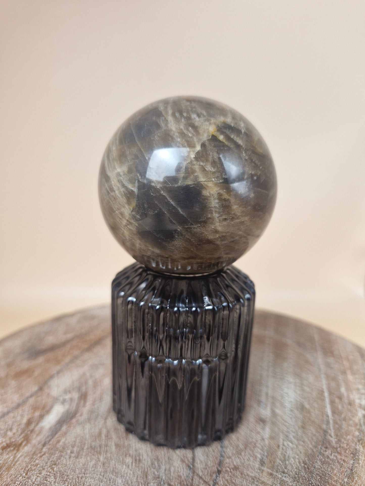 Black Moonstone Sphere