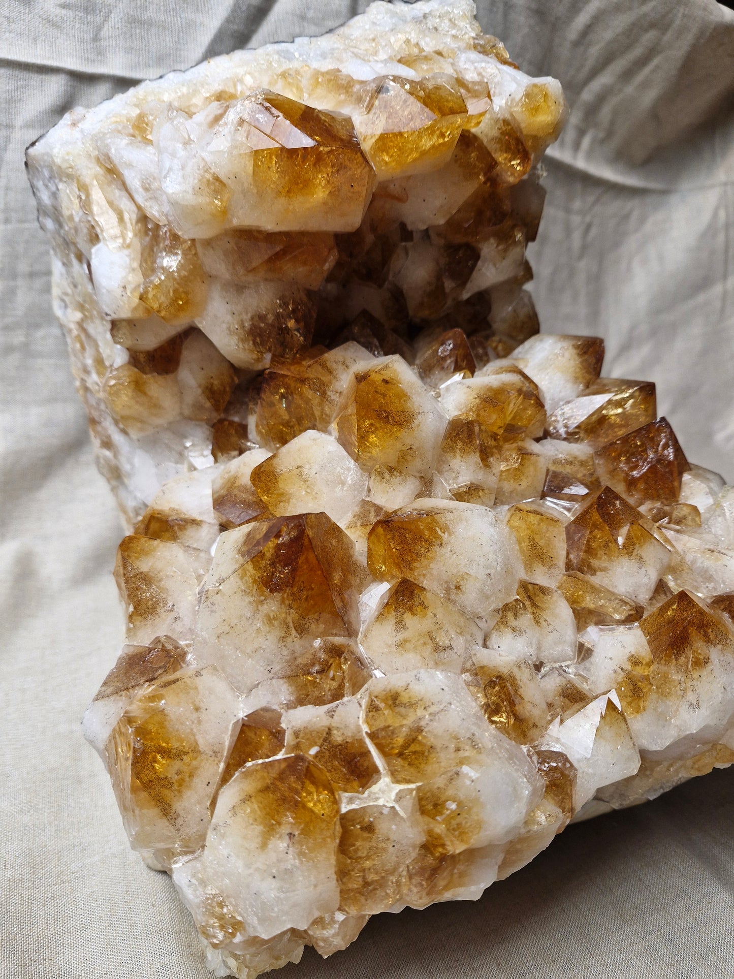 Citrine Cluster Statement Piece - 18.5kgs