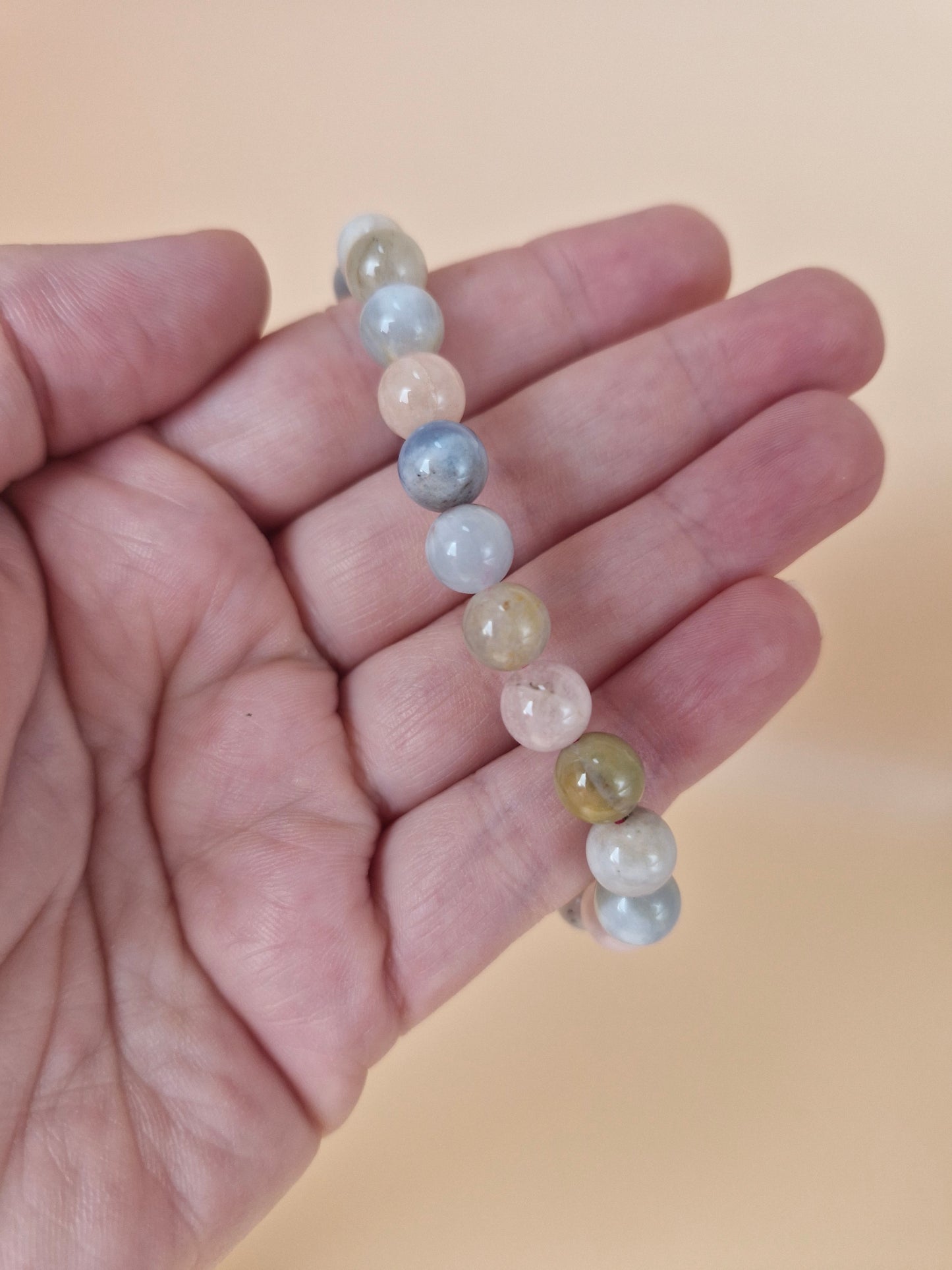 Aquamarine & Morganite Bracelet