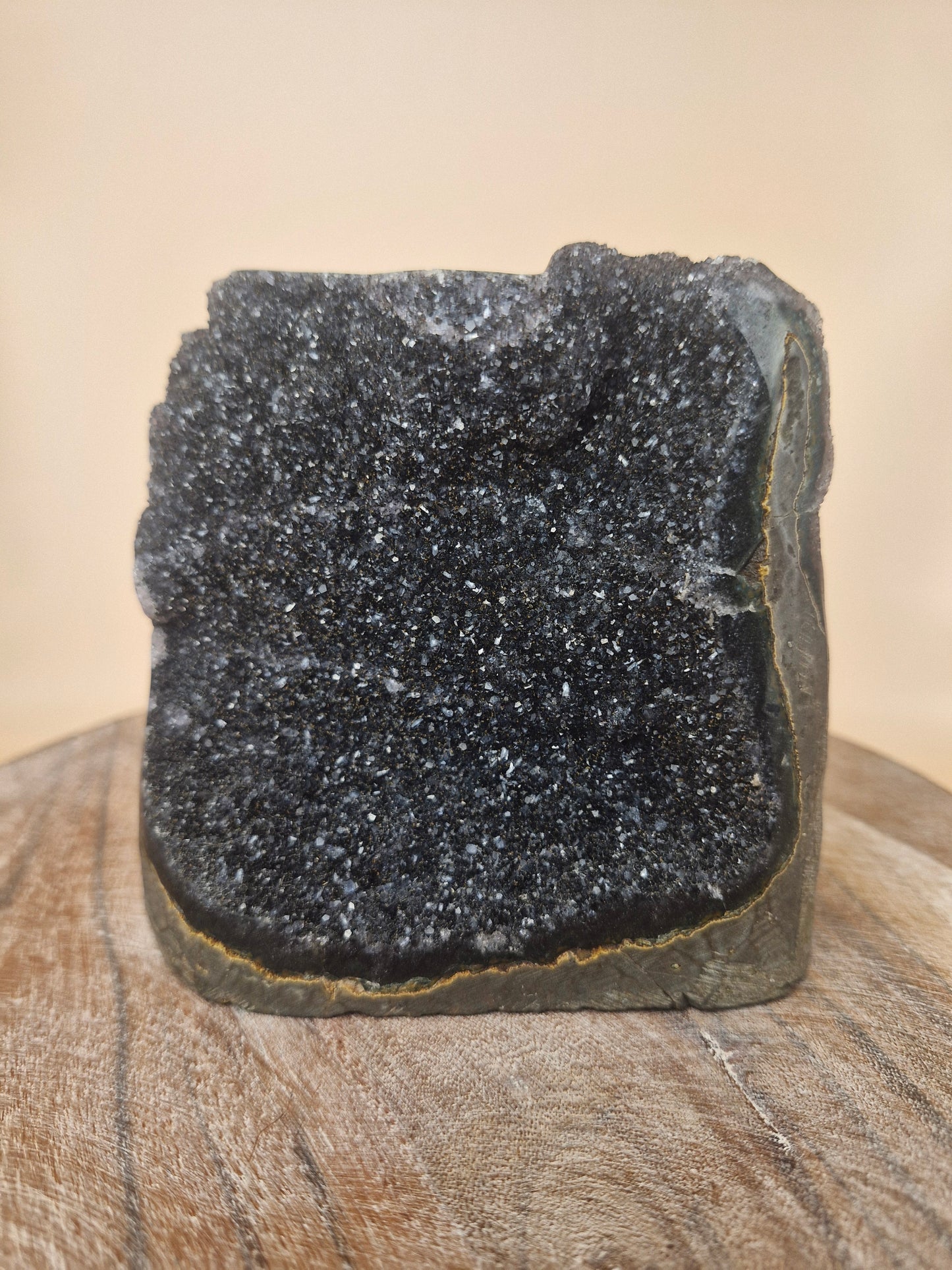 Black Amethyst Cut Base