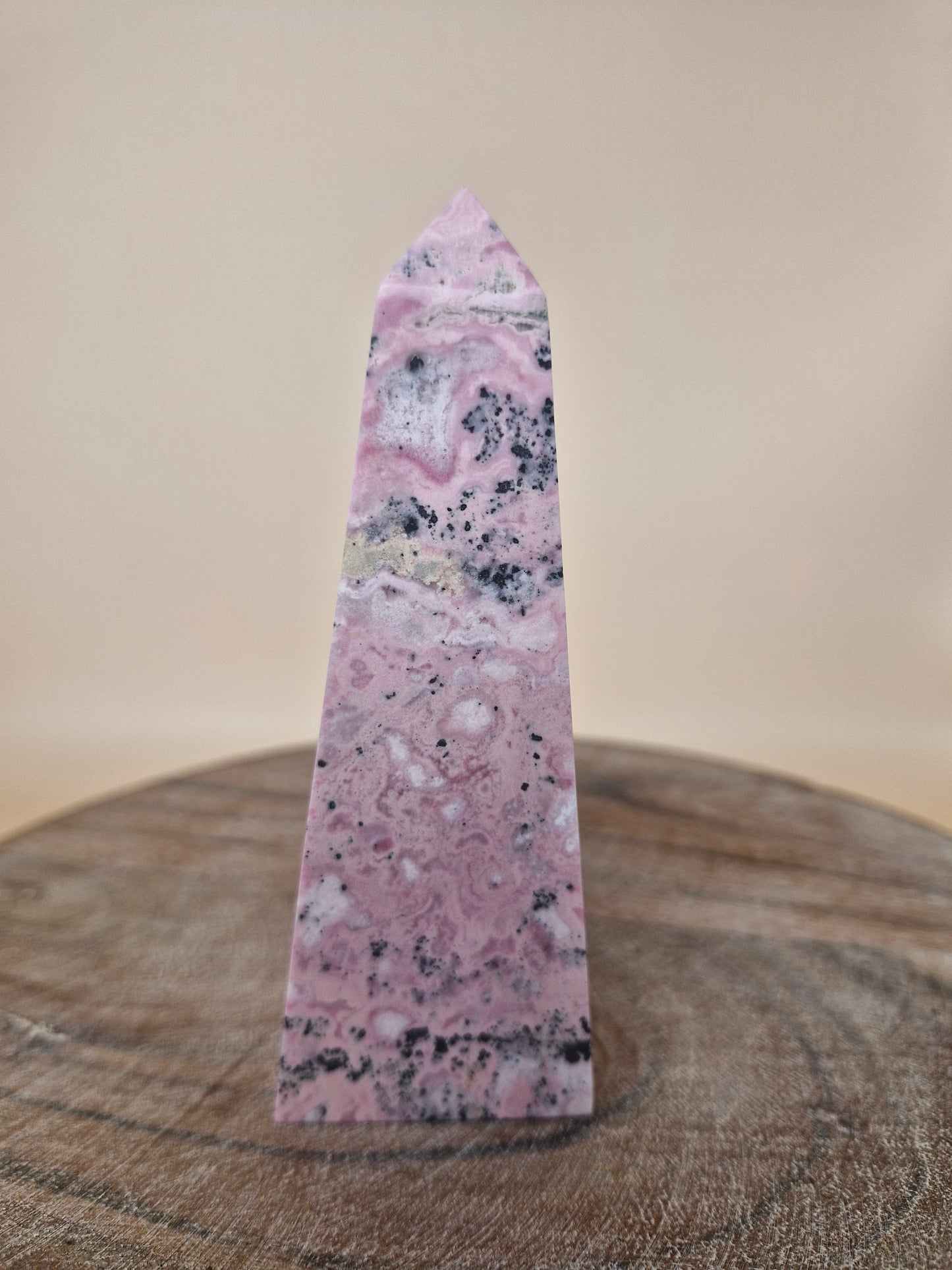 Peruvian Rhodonite Tower