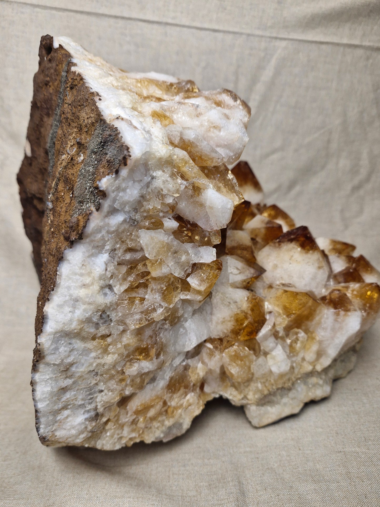 Citrine Cluster Statement Piece - 18.5kgs