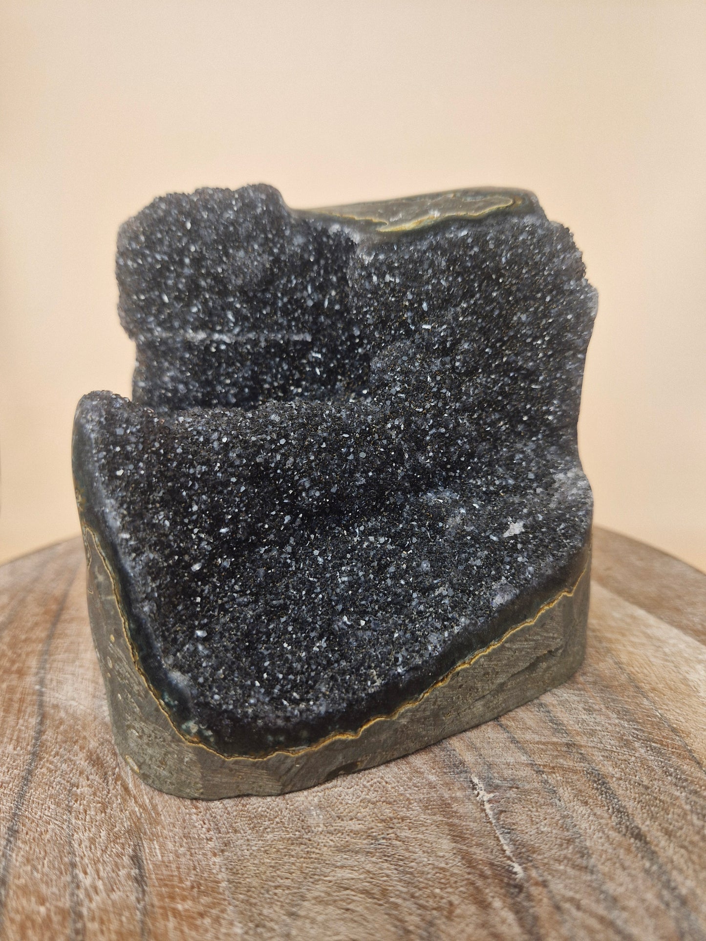 Black Amethyst Cut Base