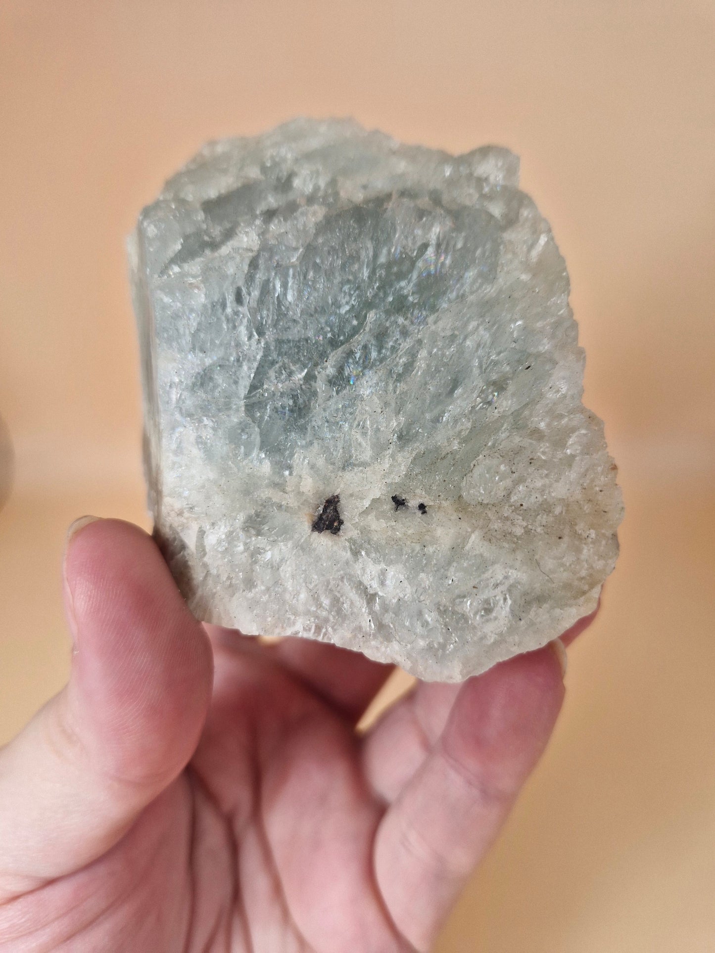 Blue Aquamarine Rough Piece (code 1)