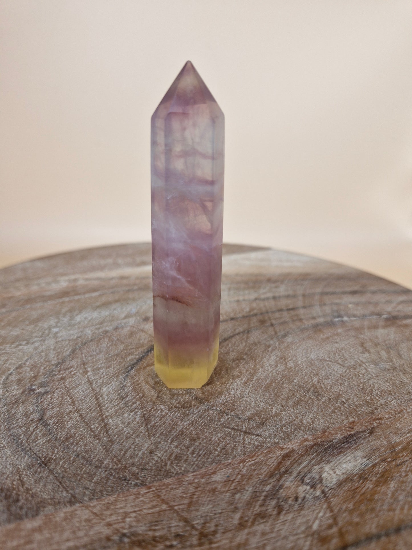 Rainbow Fluorite Point