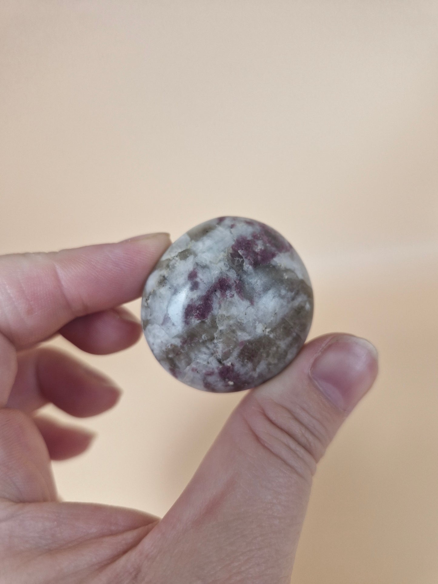 Rubellite Palm Stone - Intuitively Chosen