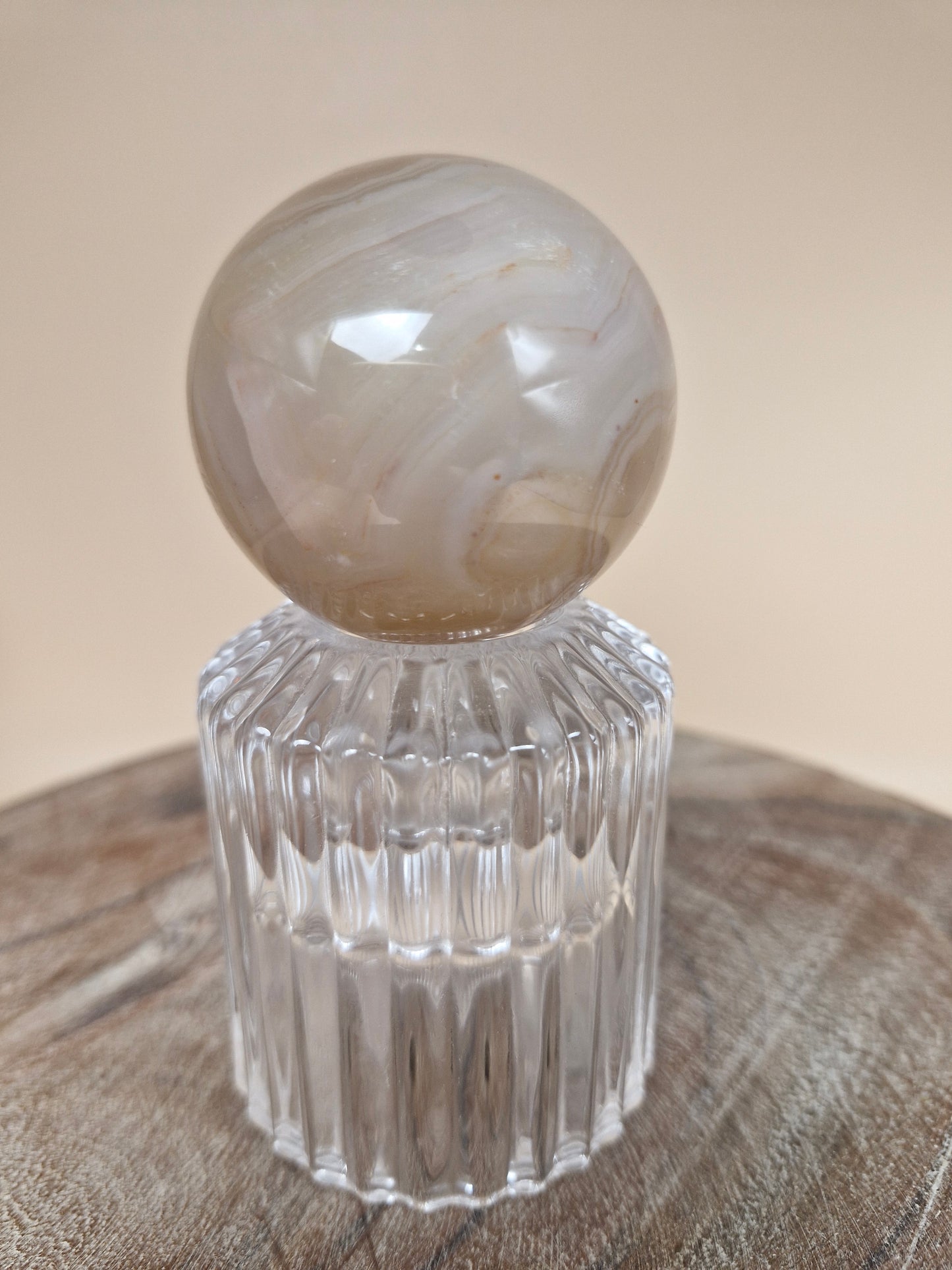 Flower Agate Sphere (code FT)