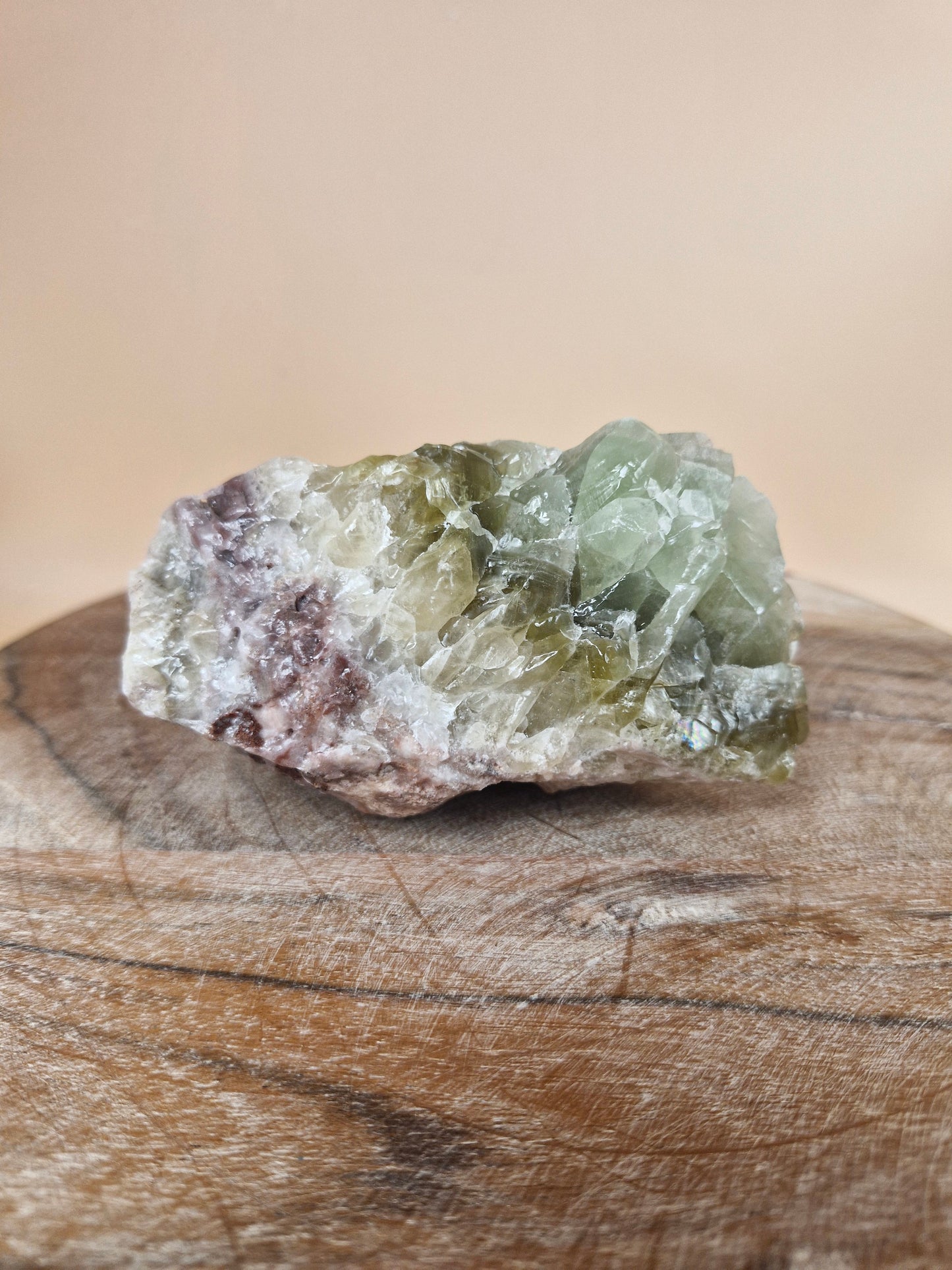 Green Calcite Rough Piece (code AA)