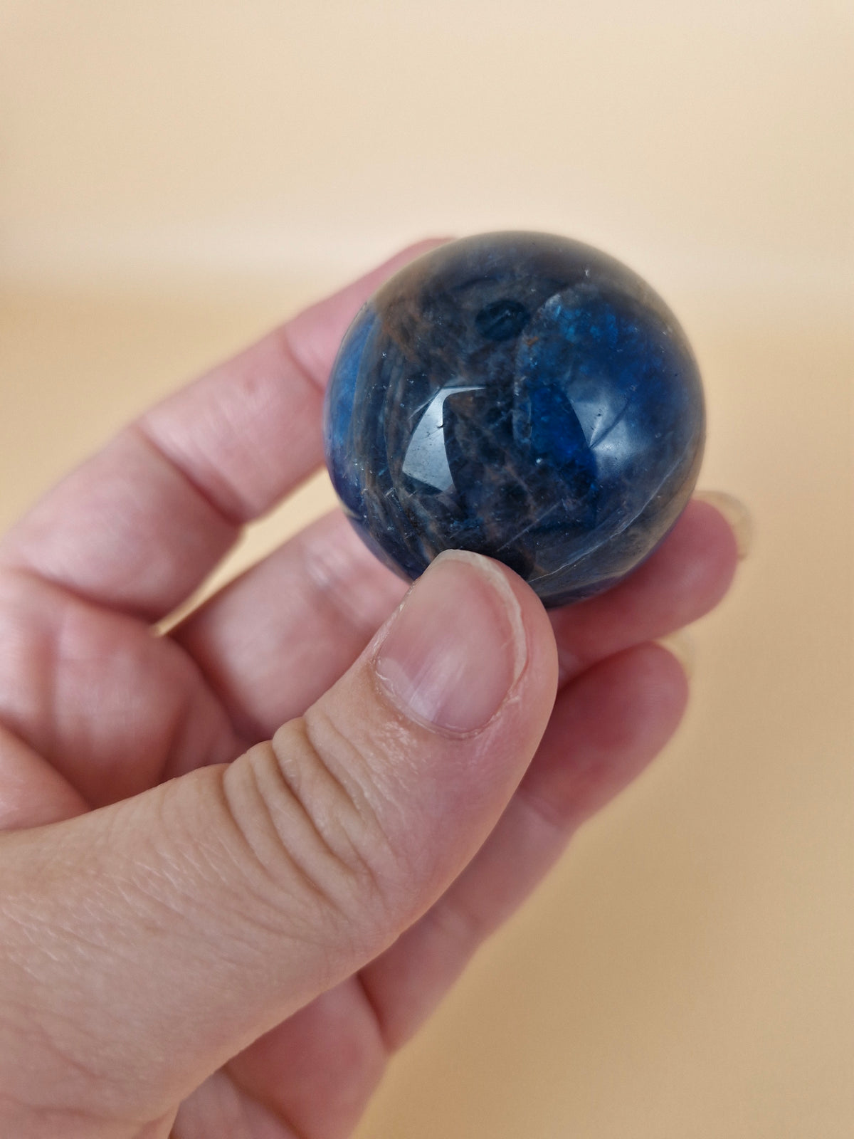 Blue Apatite  Mini Sphere