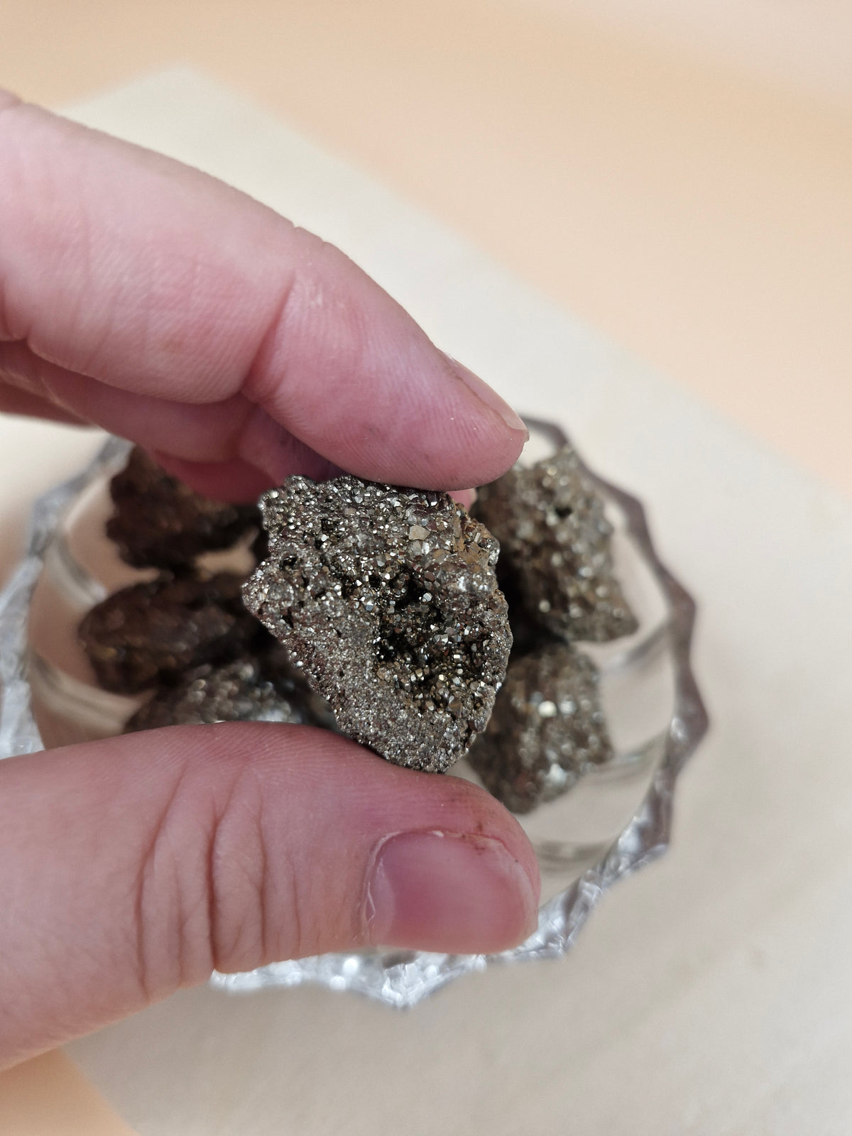 Pyrite mini cluster