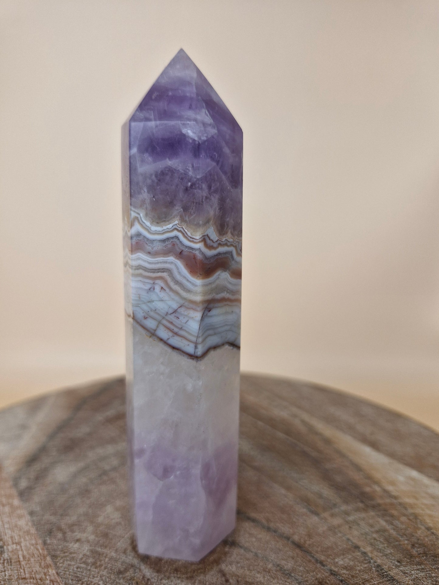 Amethyst & Crazy Lace Tower