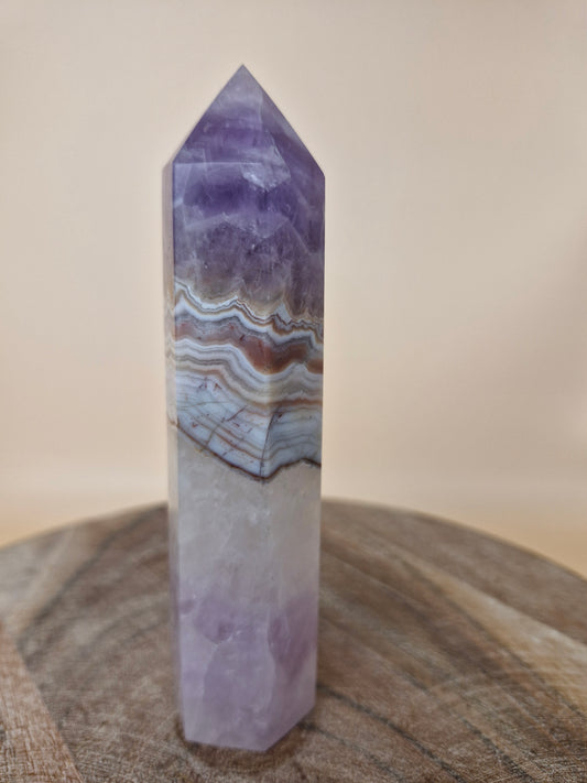 Amethyst & Crazy Lace Tower