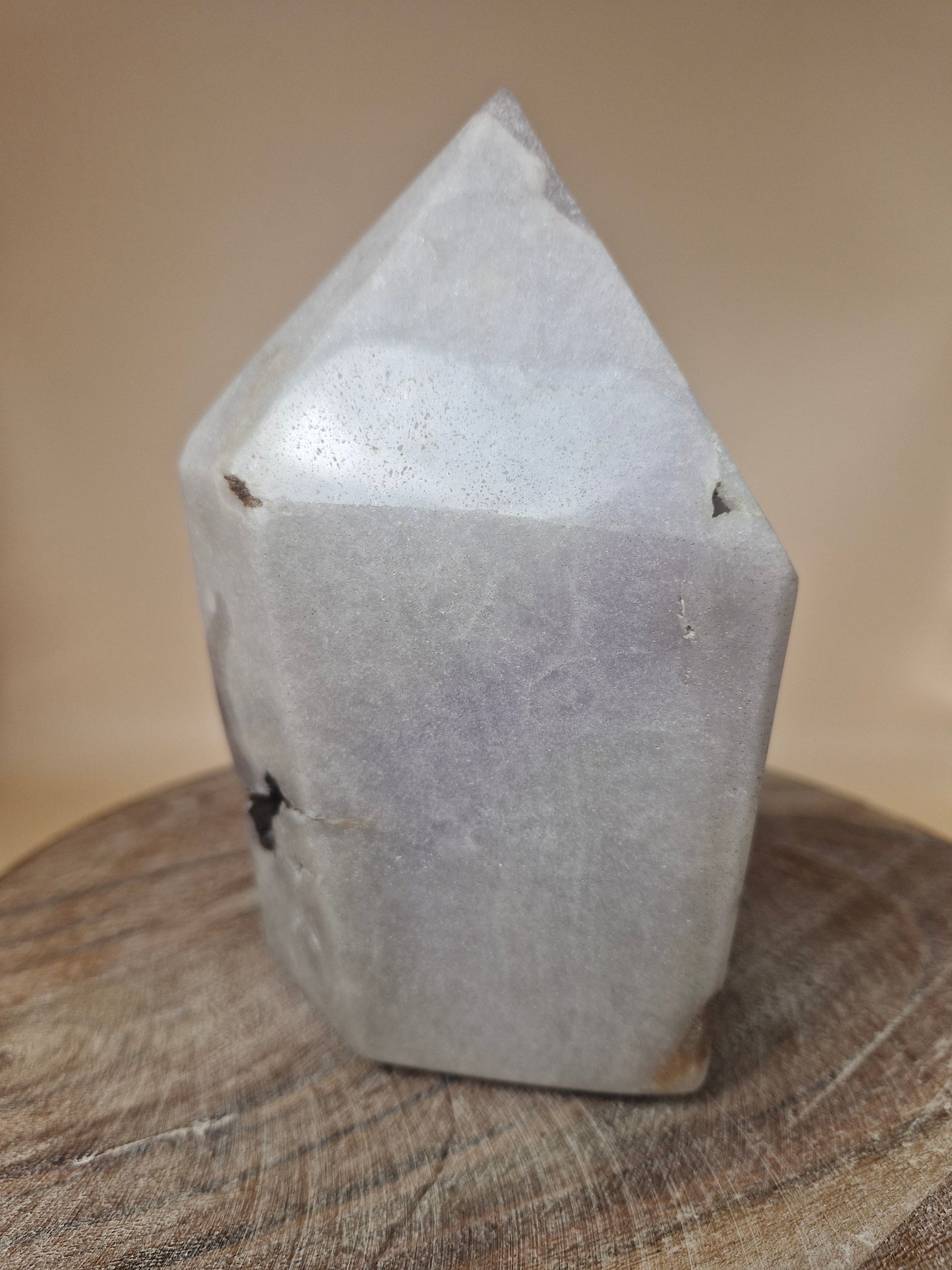 Pink Amethyst Pentagonal Tower