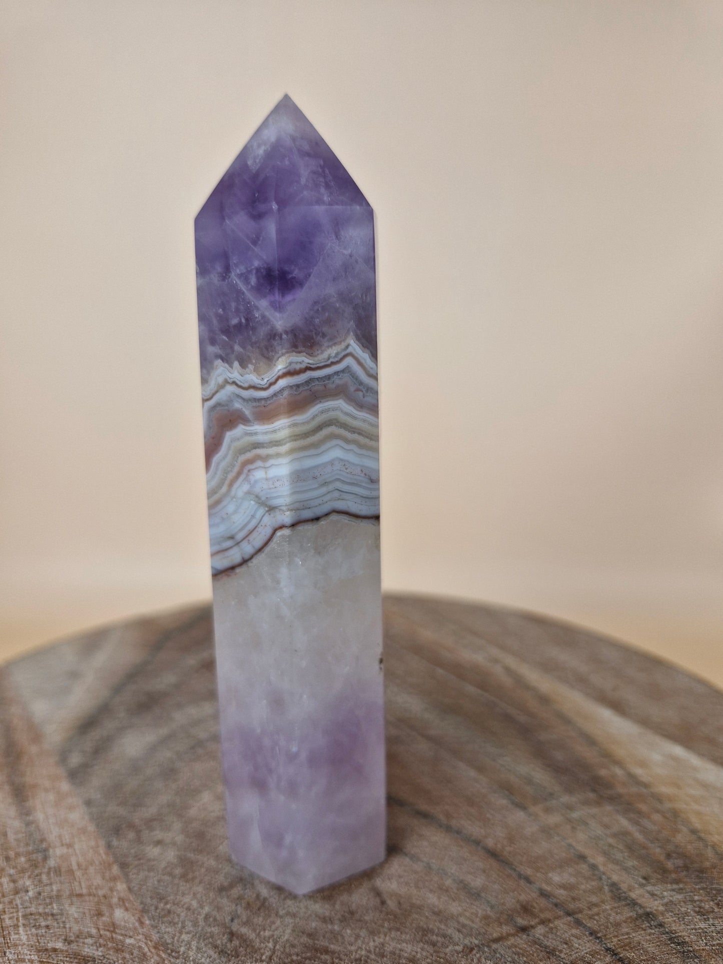 Amethyst & Crazy Lace Tower