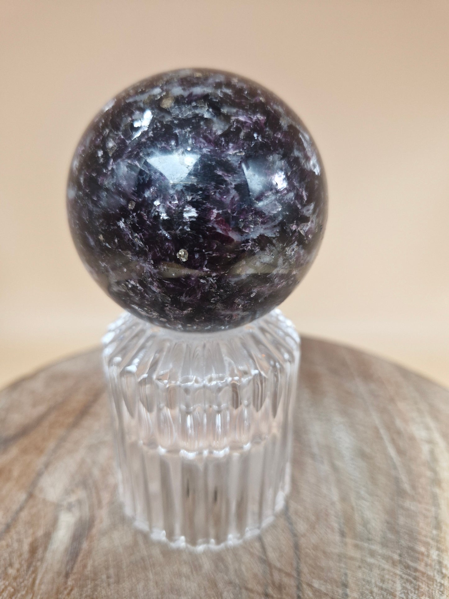 Rich Purple Mica Sphere