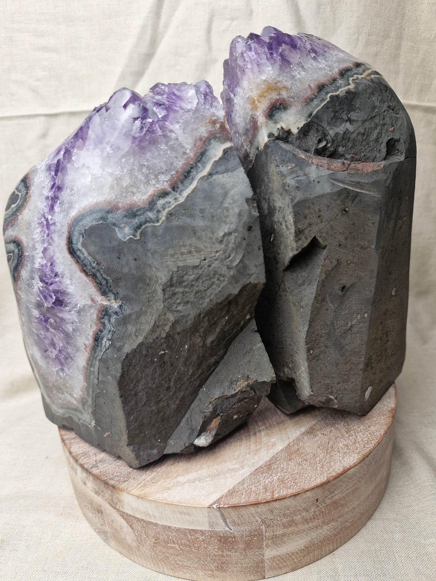 Amethyst Book Ends - AA Grade
