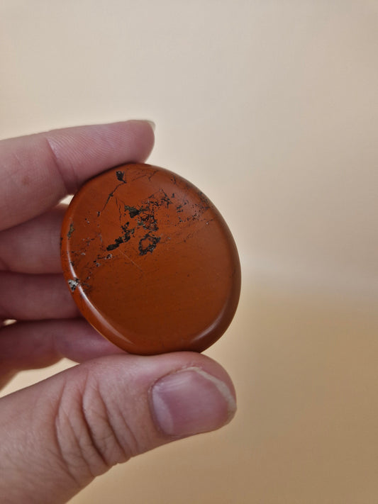 Red Jasper Worry Stone