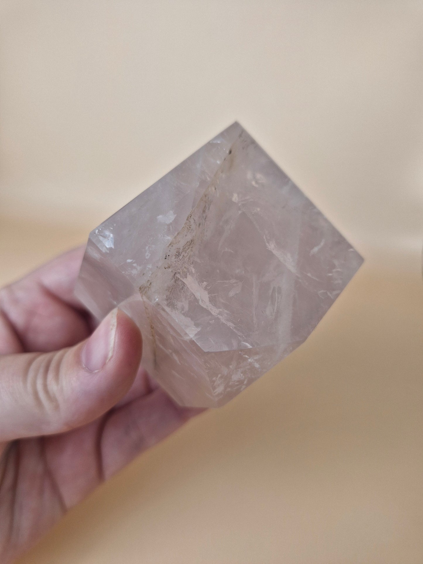 Rose Quartz Cube