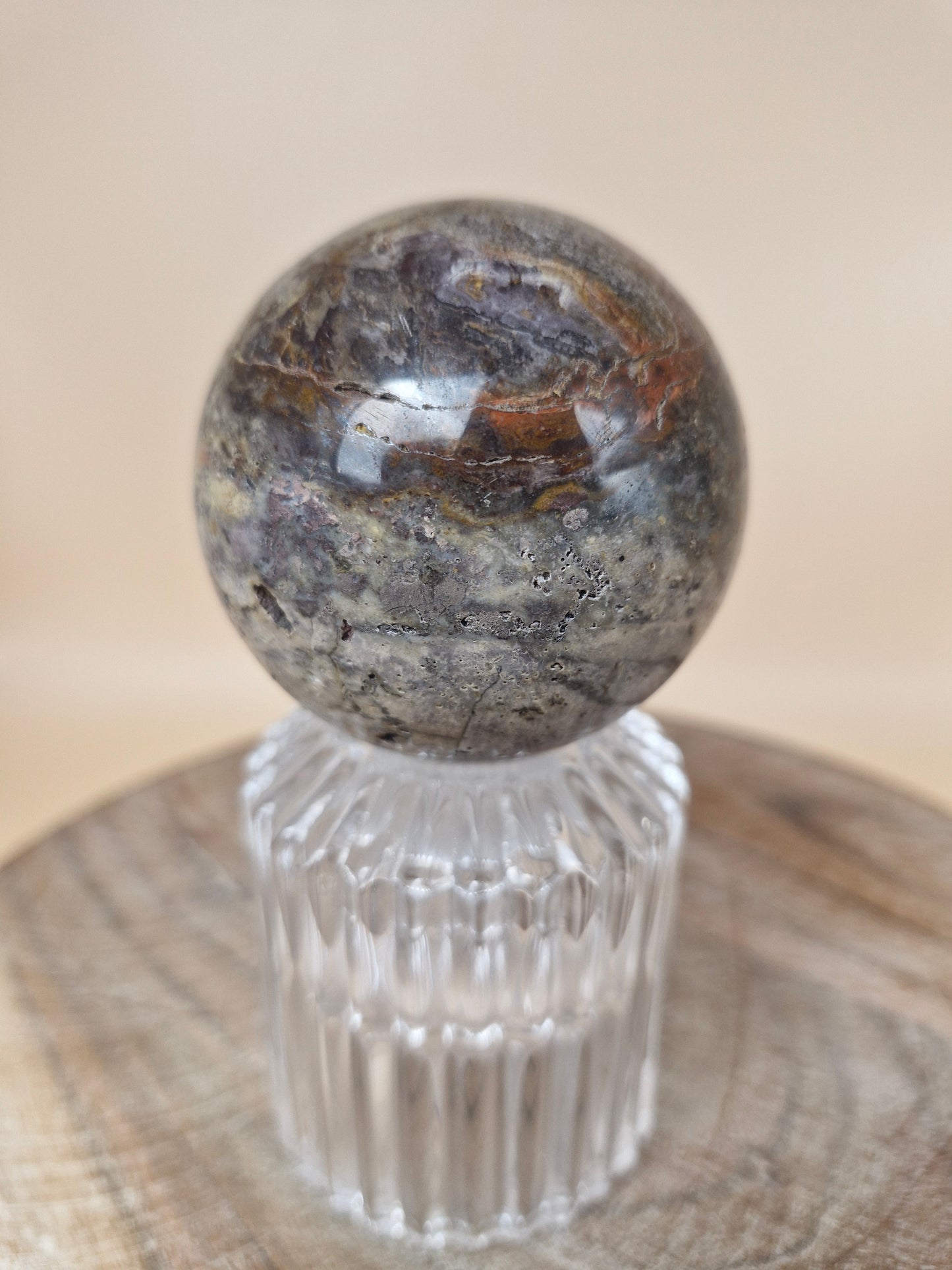 Blue Chalcedony Sphere