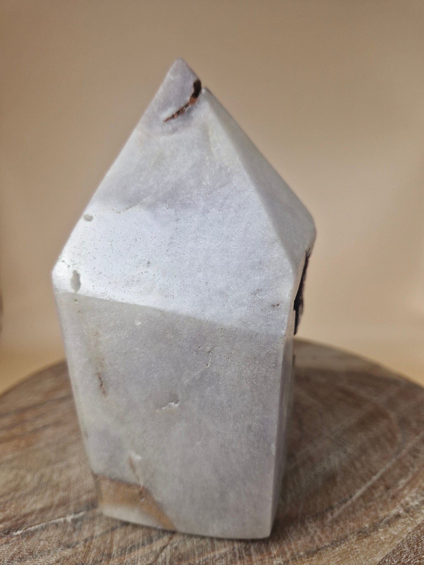 Pink Amethyst Pentagonal Tower