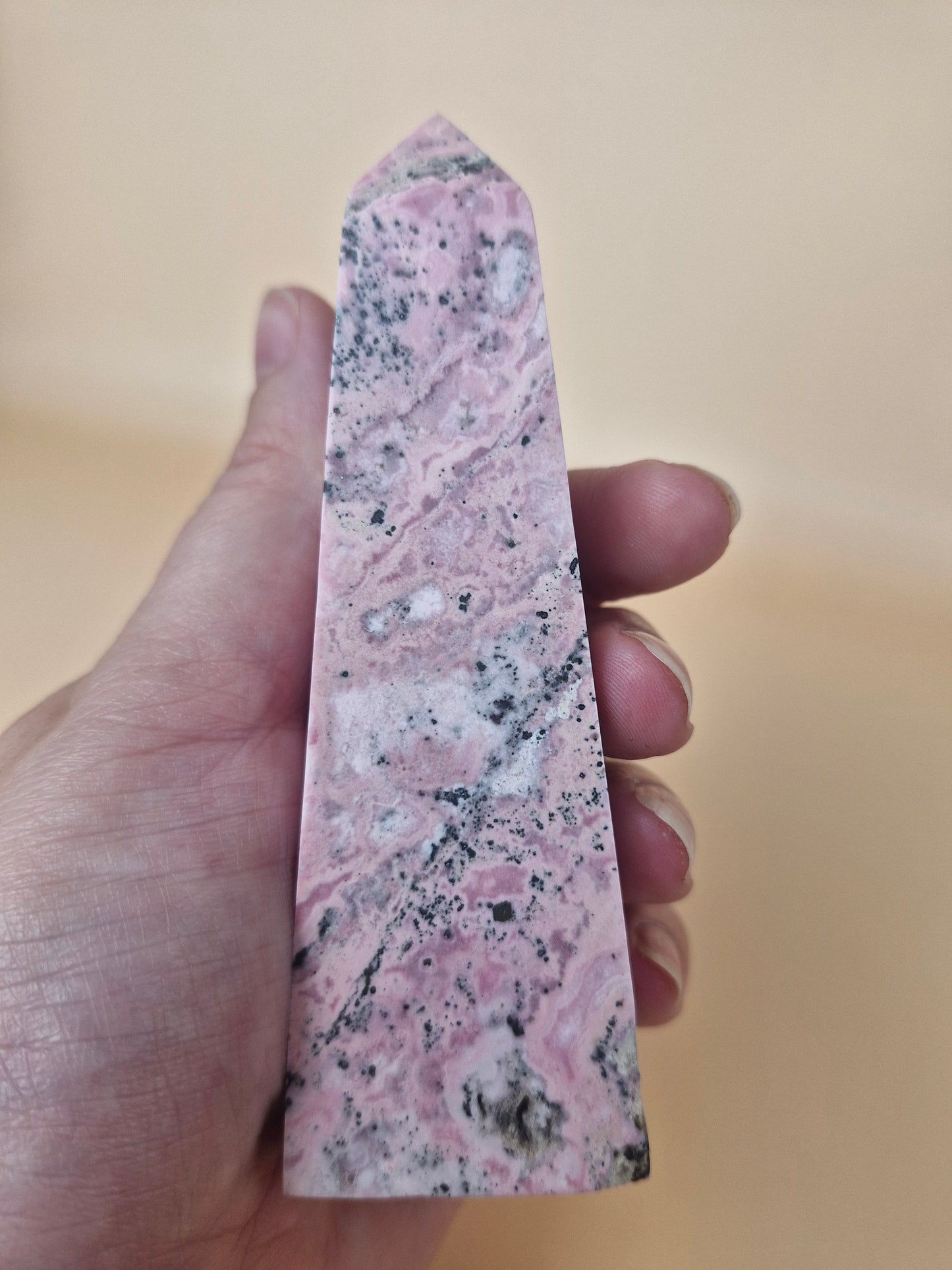 Peruvian Rhodonite Tower