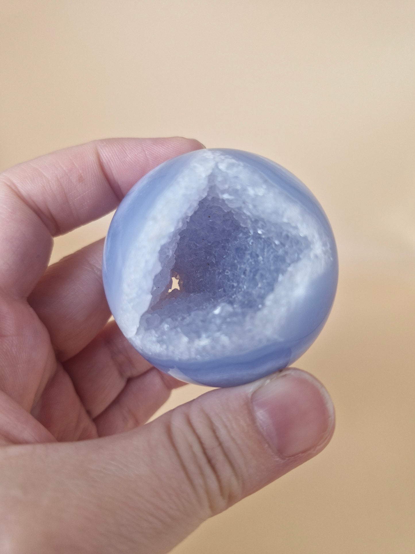 Druzy Lace Agate Sphere (code LA3)