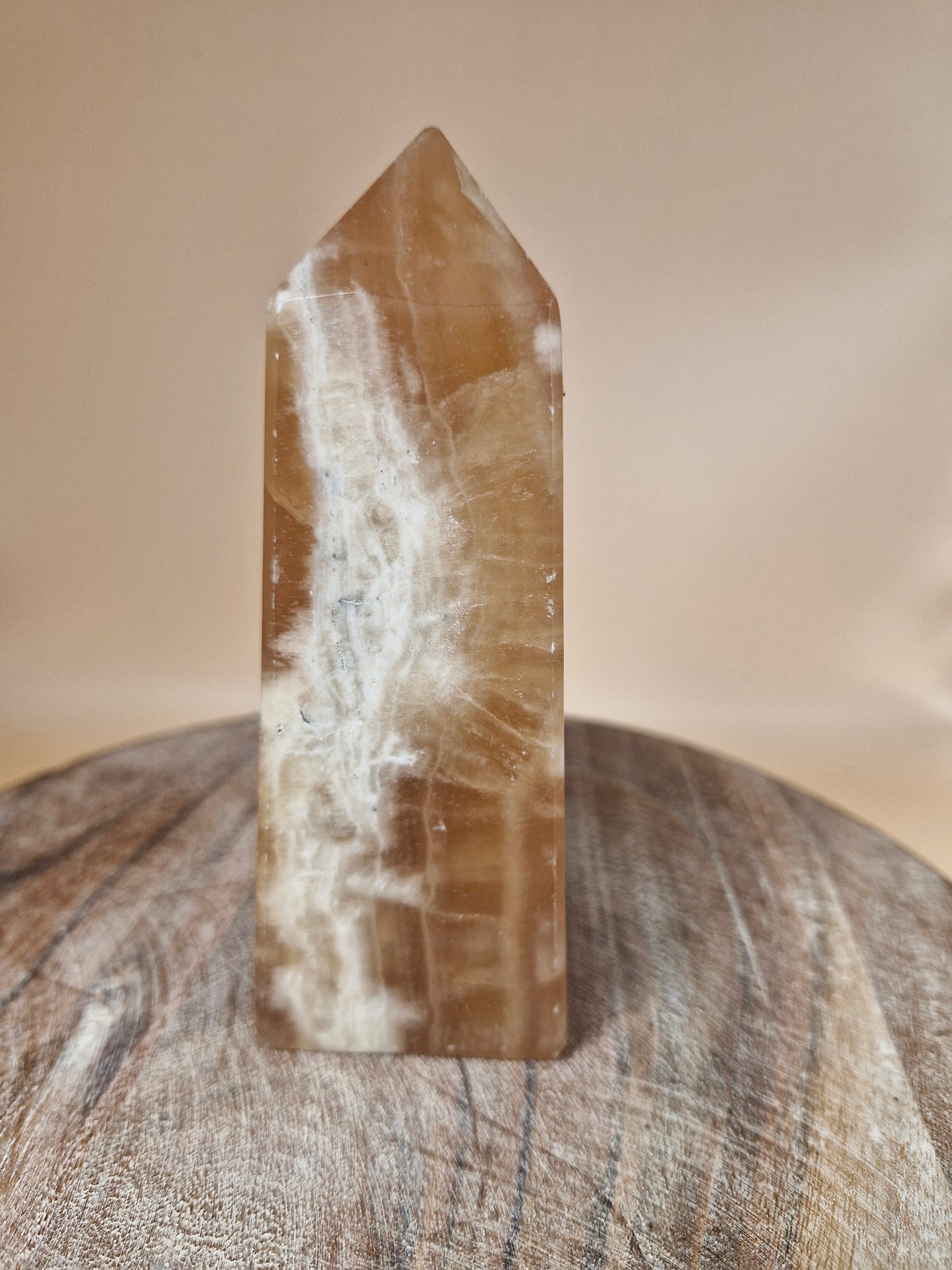 Honey Calcite Tower