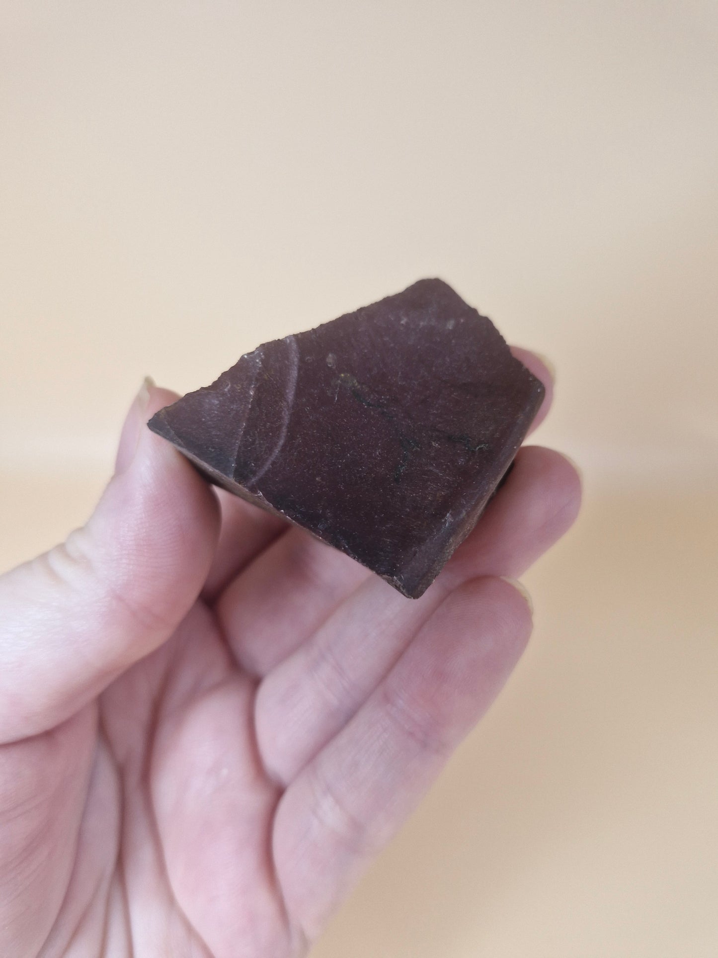 Raw Deep Red Burgundy Mookaite Piece