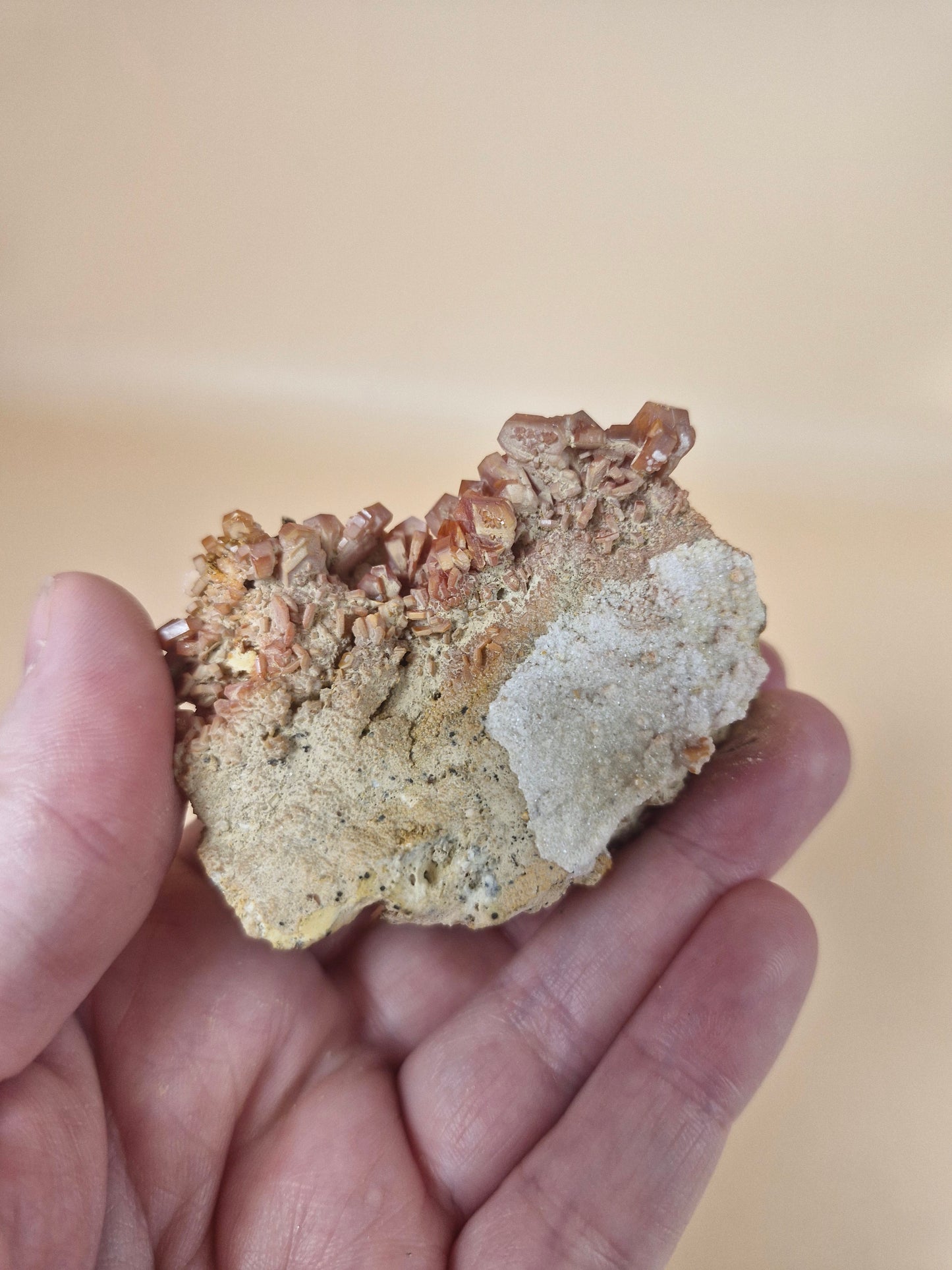 High Grade Vivianite on Barite Specimen