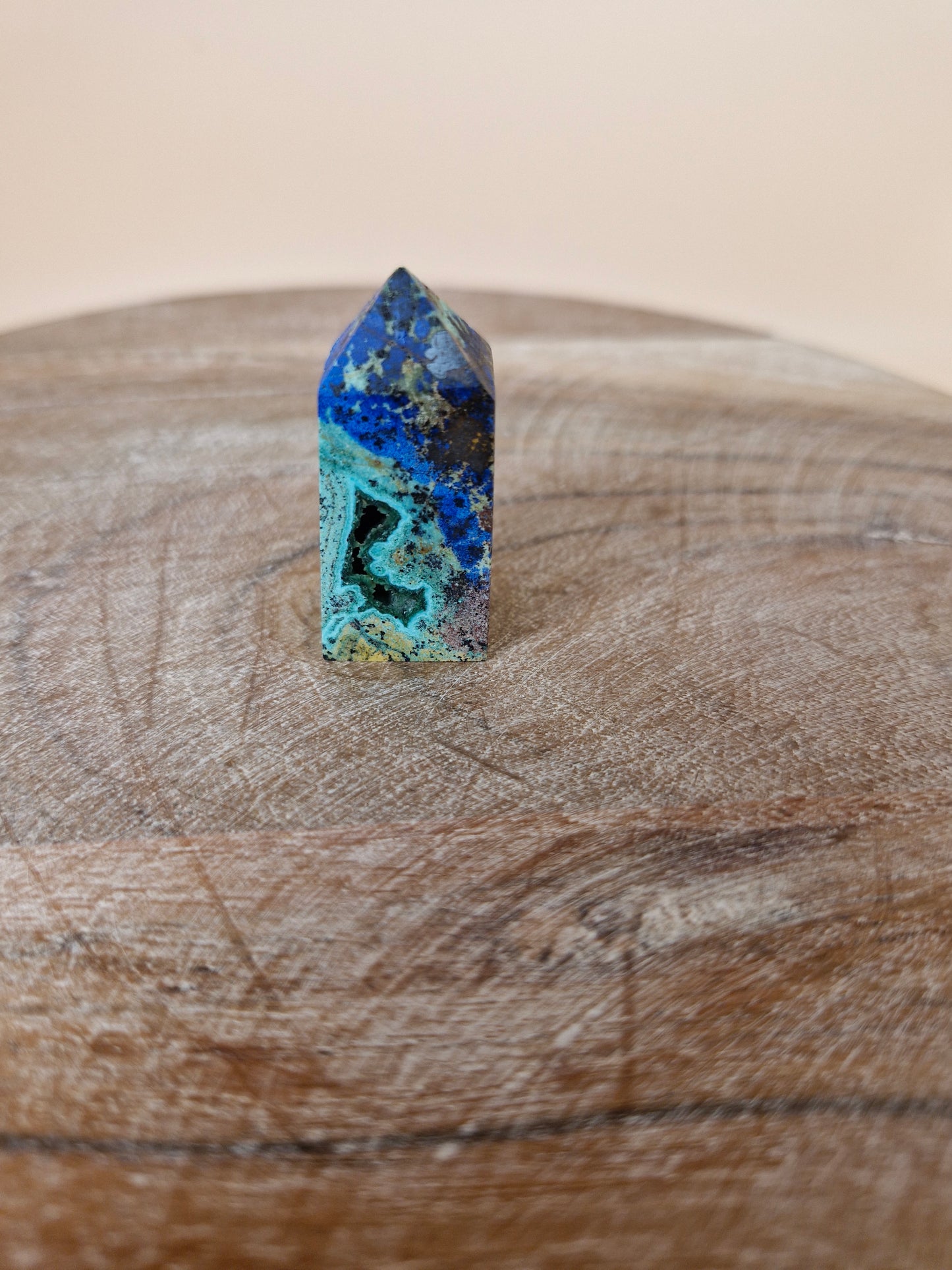 Azurite with Malachite Mini Tower (code A1)