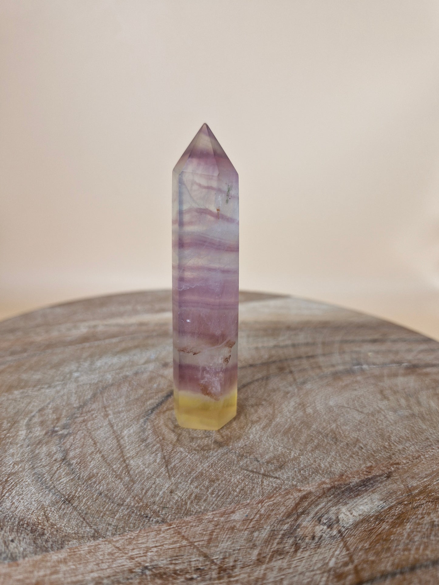 Rainbow Fluorite Point