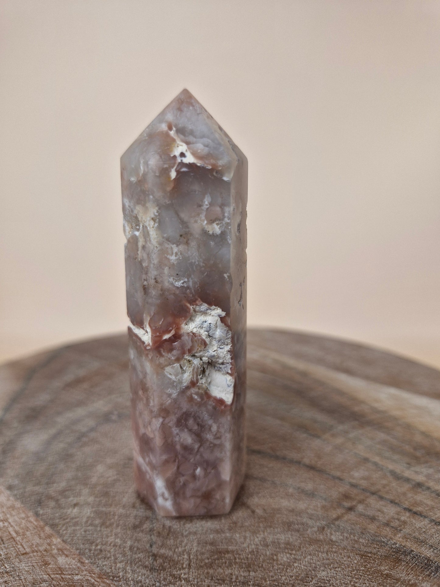 Banded Pink Agate Point