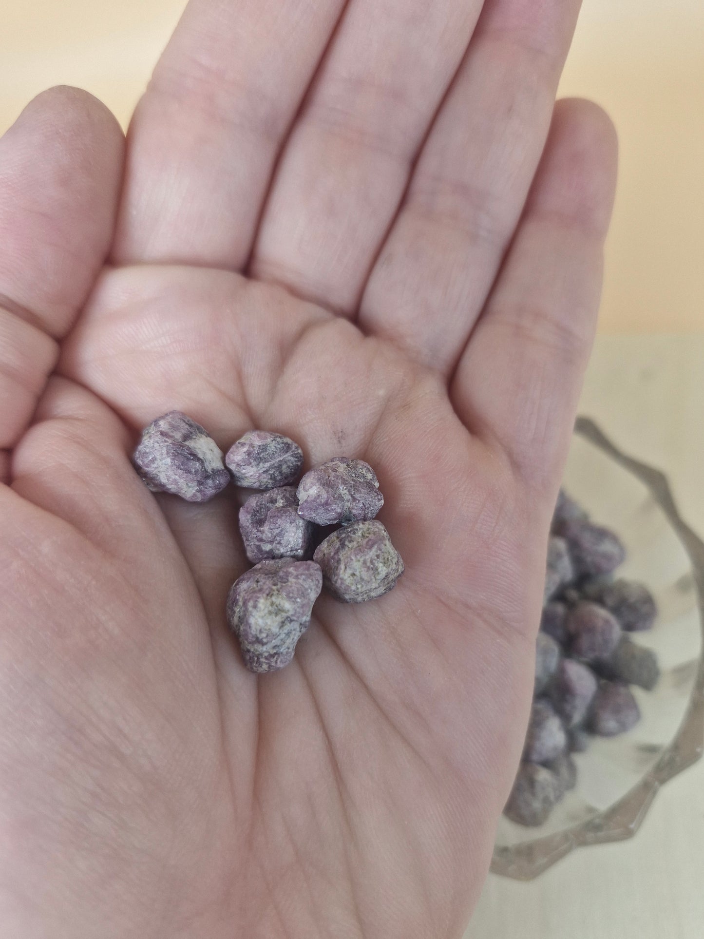 Lilac Corundum Mini Tumbles (Pack of 6)