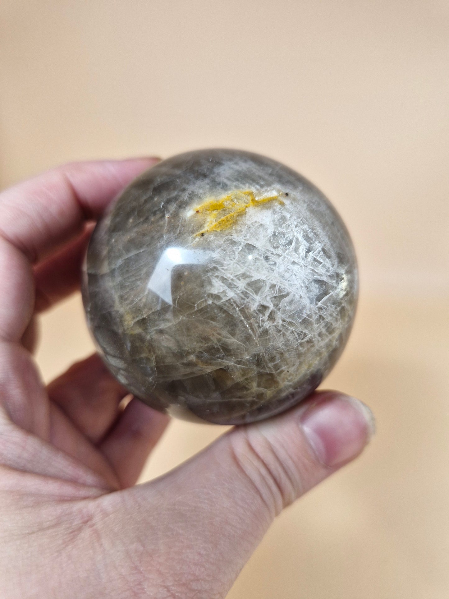 Black Moonstone Sphere (code MB)