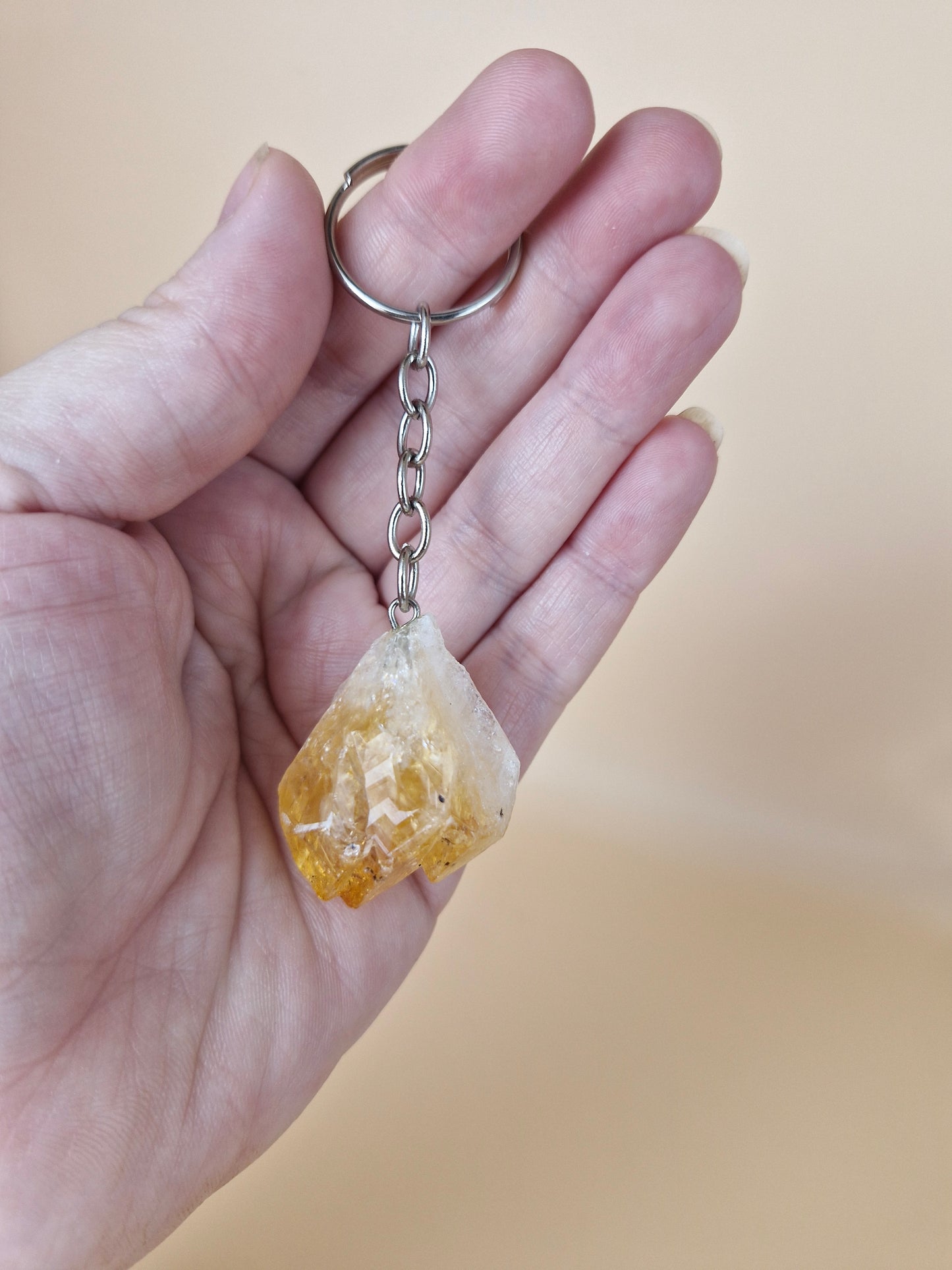 Citrine Keyring