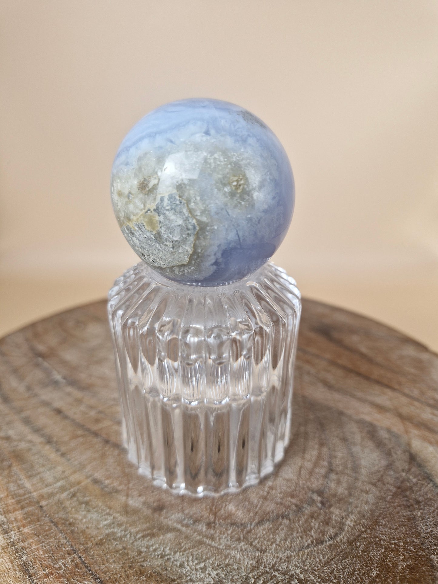 Druzy Lace Agate Sphere (code LA1)