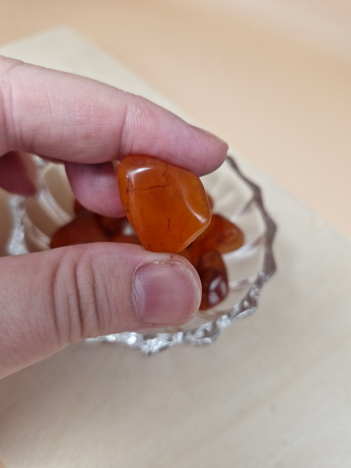 Carnelian tumble