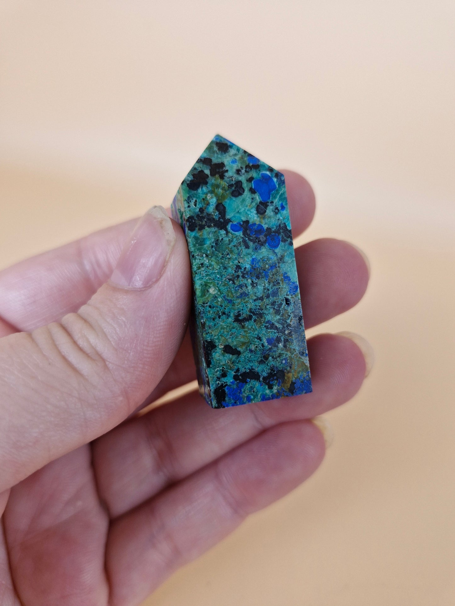Azurite with Malachite Mini Tower (code A3)