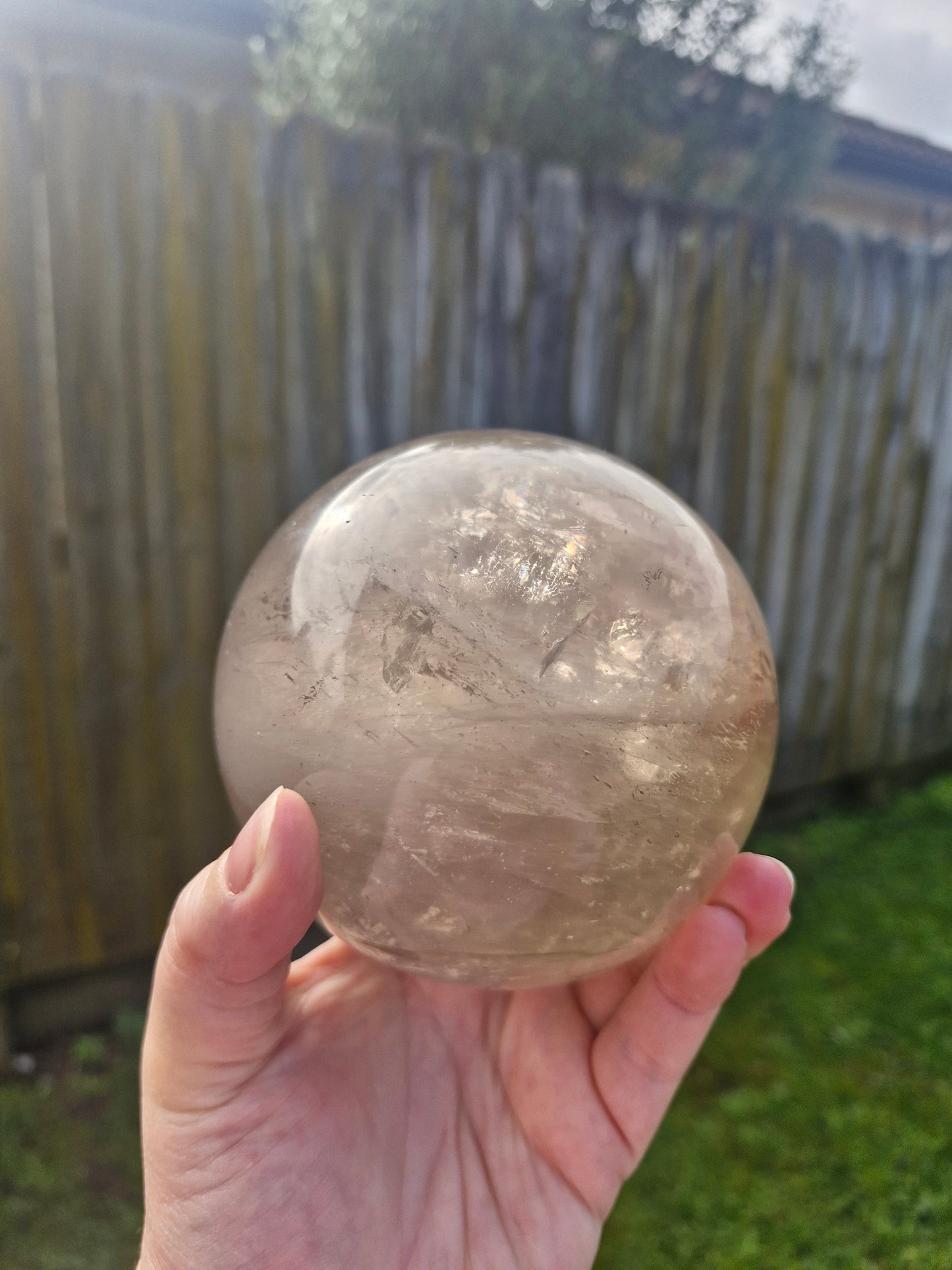 Smoky Quartz Sphere - 1.6kgs