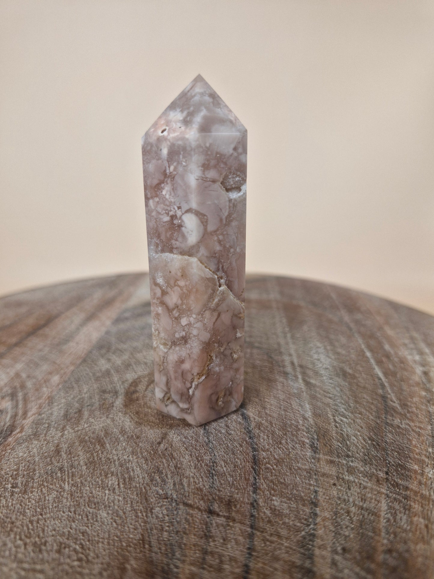 Banded Pink Agate Point