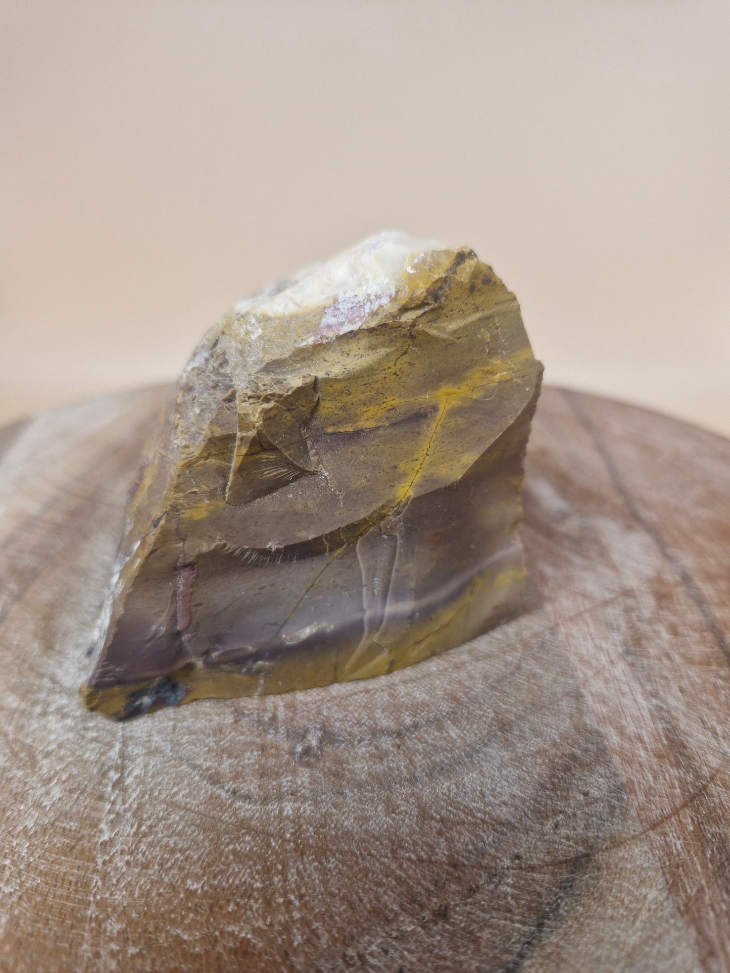 Polished & Raw Mustard Mookaite Freeform