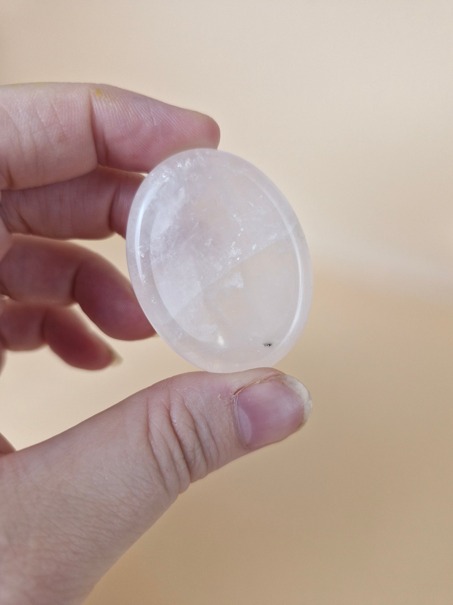 Rose Quartz Worry Stone