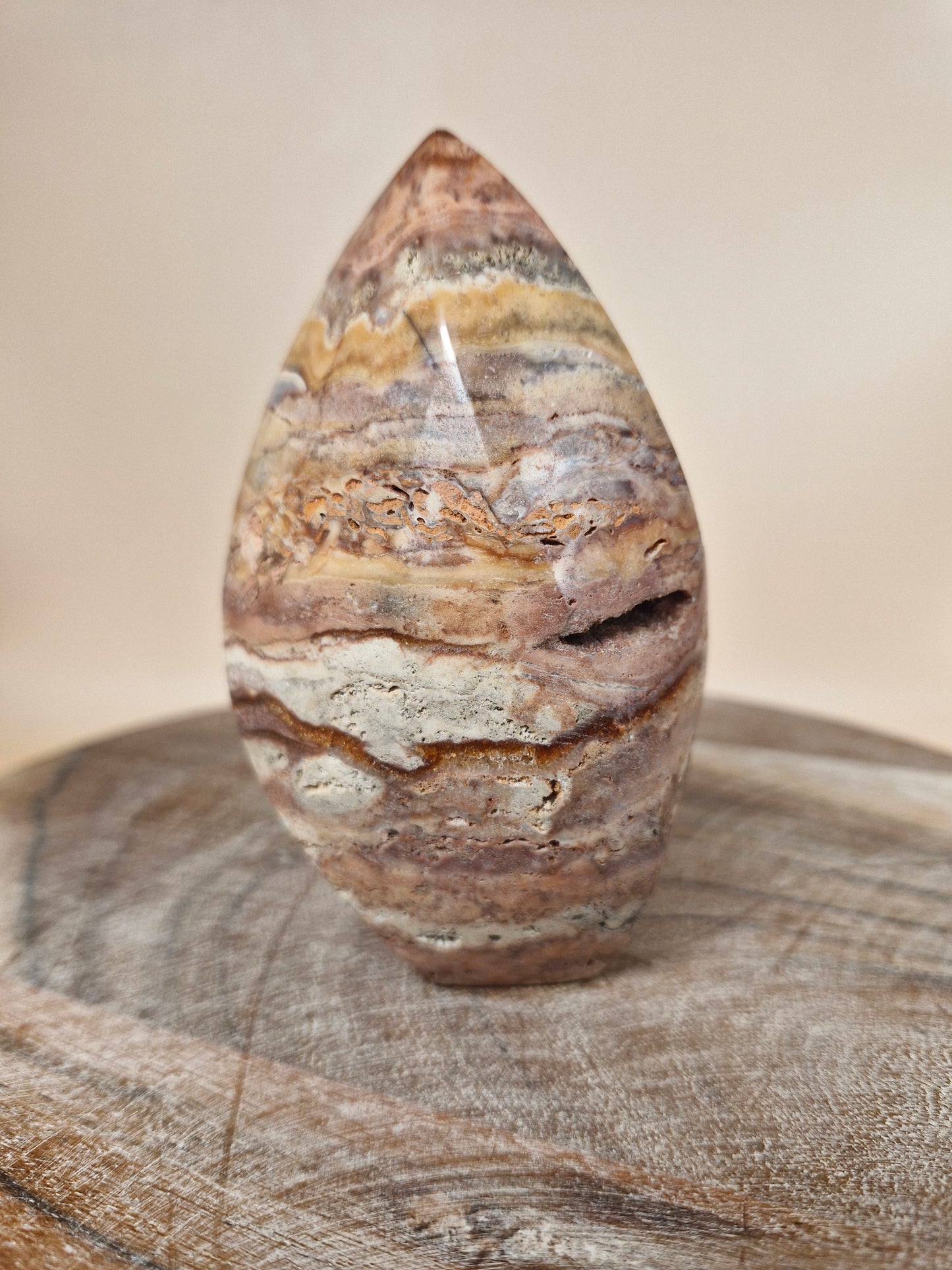 Pink Crazy Lace Agate Flame